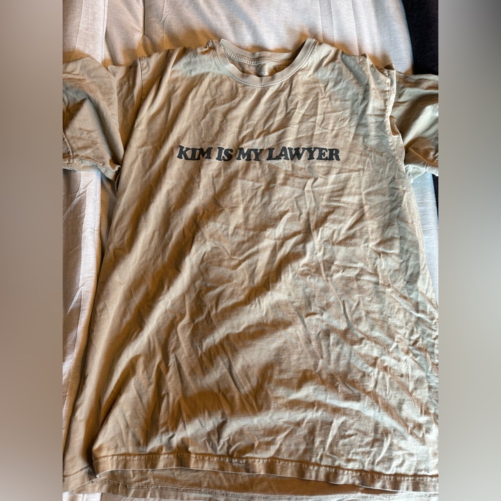 TALENTLESS Beige Graphic Tee